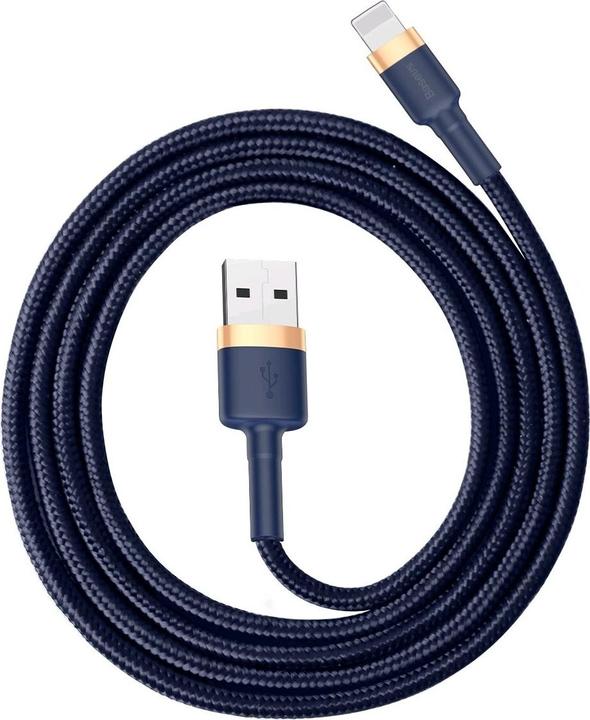 Baseus Cafule Lightning cable 2.4A 1m (Gold+Dark blue) (1 m, USB 4.0)
