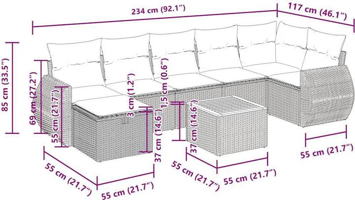 Produktbild vidaXL Magdalena