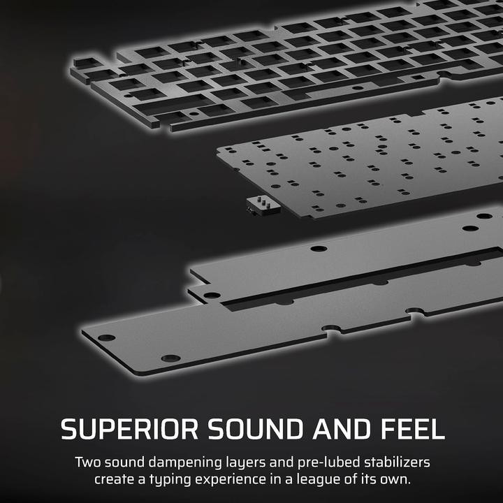 Produktbild Corsair | Tenkeyless Mechanical Gaming Keyboard | K70 CORE TKL | Gaming Keyboard | Wireless | NA | Black | M (US, Kabelgebunden, Kabellos)