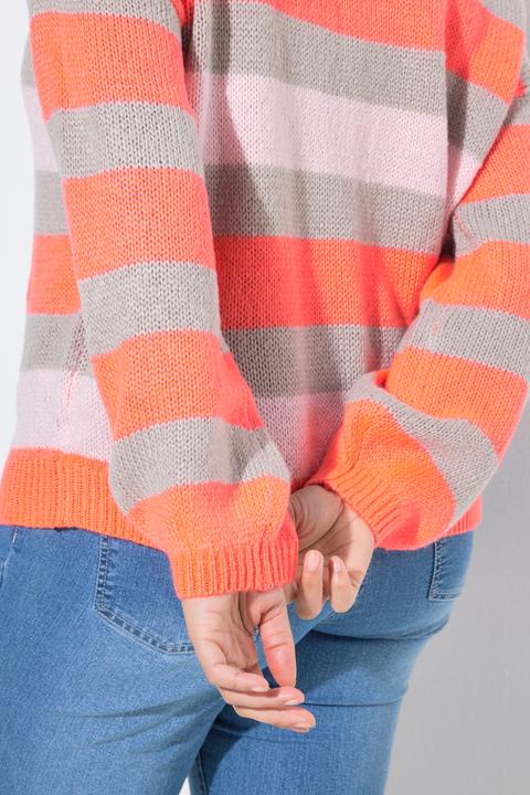 Produktbild Angel of Style Pullover, Loose Fit, Blockstreifen, Ballon-Langarm (50, 52)