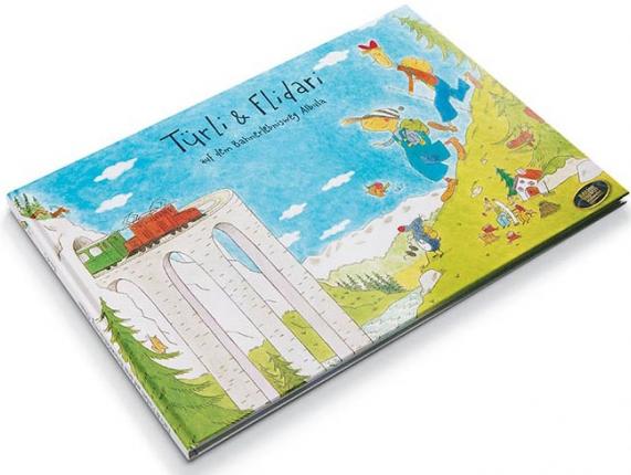 Actual product image Türli Flidari on the Albula railway adventure trail (100 pieces)