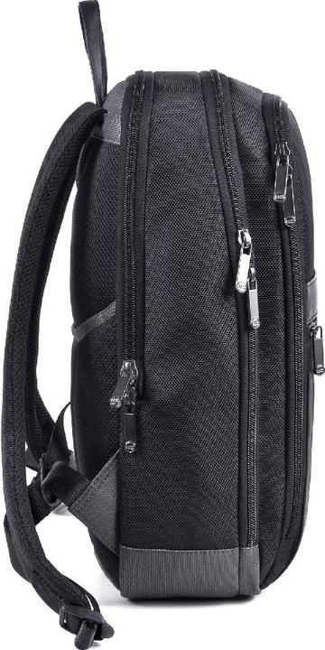 Actual product image Miguel Bellido Textile and leather backpack 40.5 cm