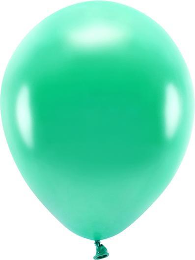 Produktbild Partydeco Eco Balloons 30cm metallic, green (1 pkt / 100 pc.) (100 x)