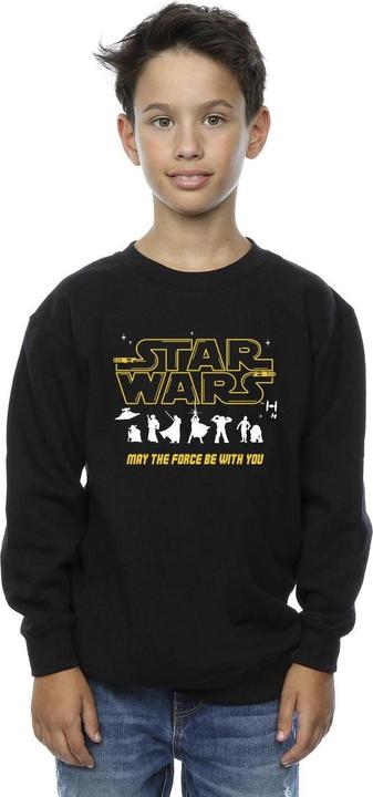 Produktbild Star Wars Silhouettes Force Sweatshirt Jungen (152, 158)