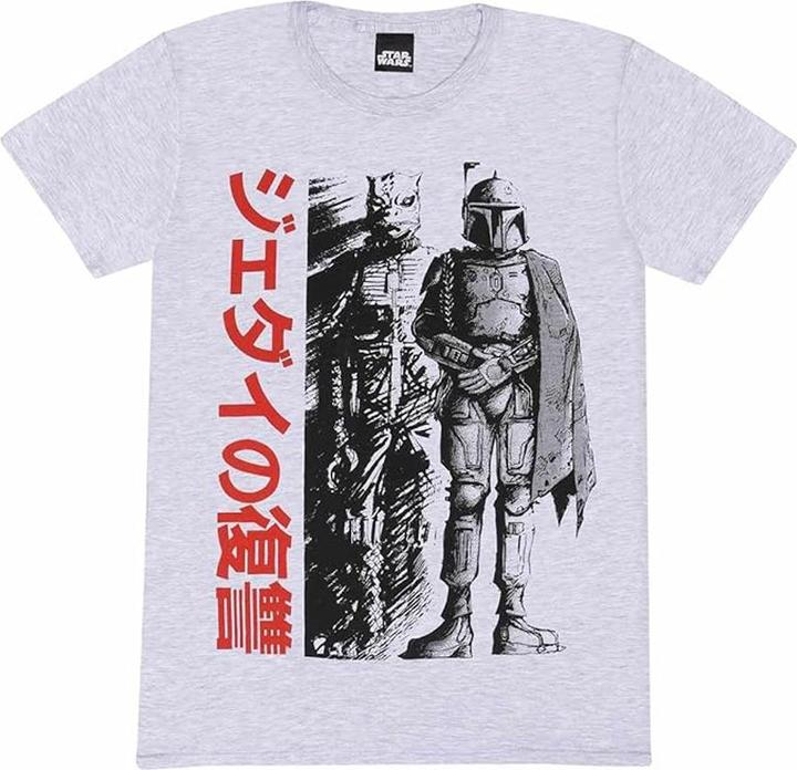 Produktbild Star Wars Bounty Hunters TShirt meliert (M)