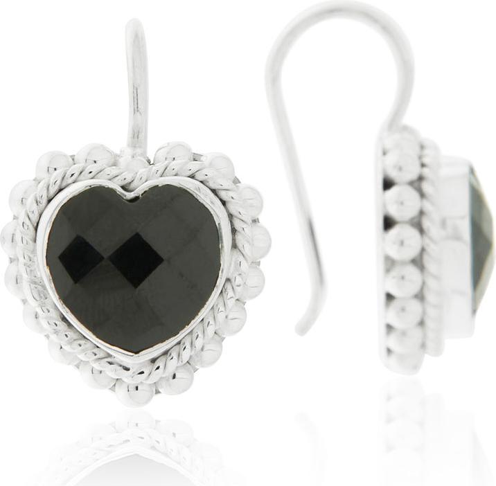 Immagine prodotto Leyda Orecchini a cuore (Argento 925, Pietra)
