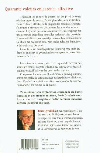 Produktbild Odile Quarante voleurs en carence affective (Französisch, Boris Cyrulnik, 2023)