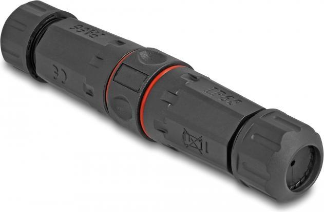 Actual product image Delock Fibre optic cable connector LC Duplex Book (Network coupling)