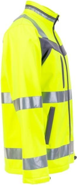 Produktbild Planam Softshelljacke gelb/schiefer M L (L)