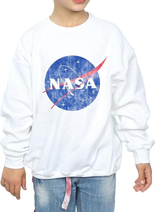 Immagine prodotto Nasa Felpa Logo Effetto Invecchiato Ragazze (140, 146)