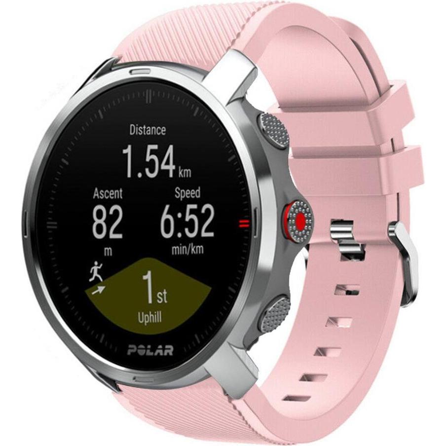 Strap-it Silikonarmband (Silikon, Grit X), Uhrenarmband, Rosa