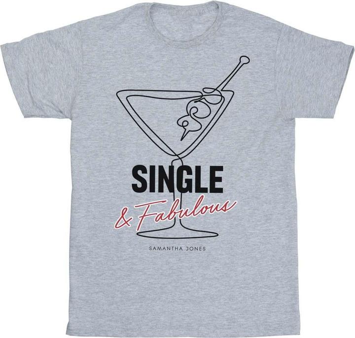 Image du produit Sex and the City - T-shirt SINGLE AND FABULOUS - Femme (4XL)
