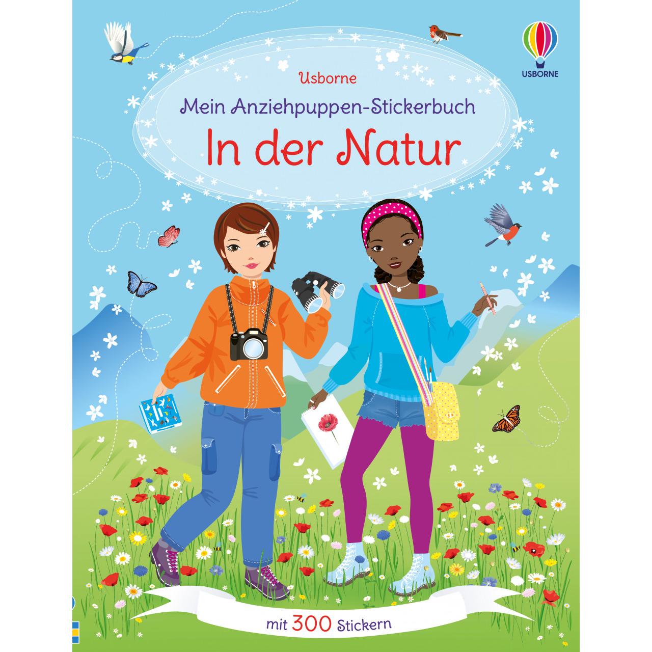 Thumbnail - Usborne Publishing, Sticker, Mein Anziehpuppen-Stickerbuch: In der Natur