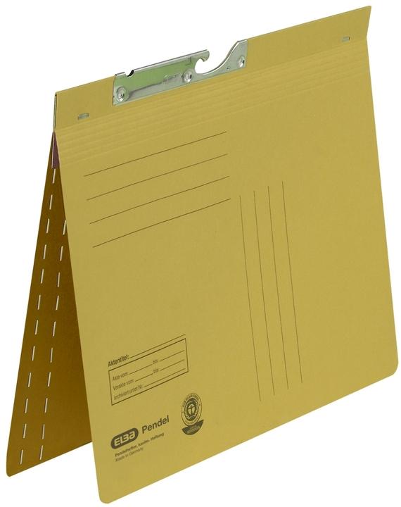 Produktbild Elba Pendelhefter, DIN A4, Manilakarton, 320 g-qm, gelb (A4, 50 x)