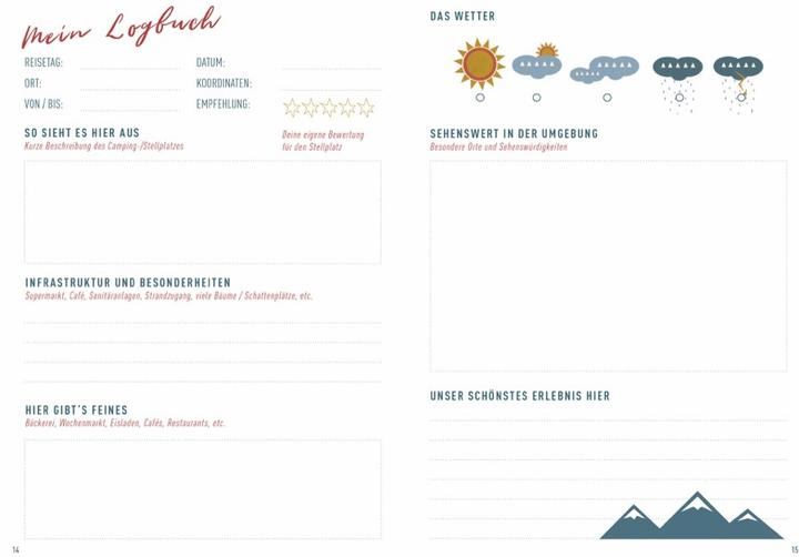 Valeurs nutritives et ingrédients VAN LIFE - Mein persönliches Logbuch (Allemand, Marie-Christine Hollerith, 2021)