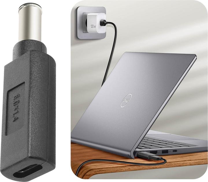 Produktbild Avizar ADA-C024, USB-C / 6.0 x 1.4mm Adapter (Proprietär, USB Typ C)