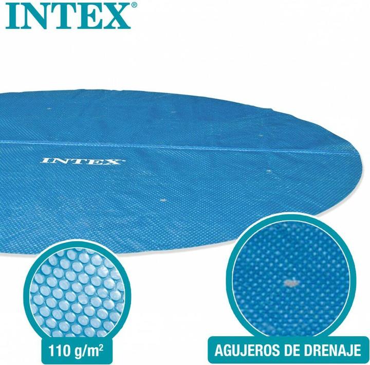 Actual product image Intex Poolabdeckung 29021 EASY SET/METAL FRAME Blau Ø 305 cm 290 x 290 cm