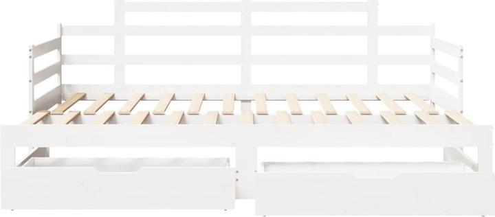 Actual product image vidaXL Extendable day bed with drawers