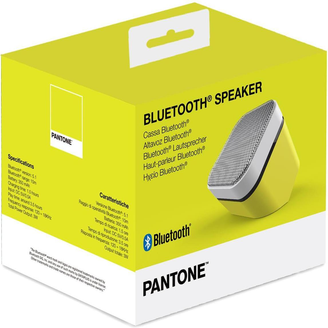 Thumbnail - Pantone Celly Lautsprecher Fluo, Lautsprecher (3.50 h), Bluetooth Lautsprecher, Gelb