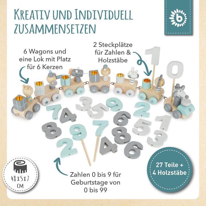 Produktbild Bieco Geburtstagszug