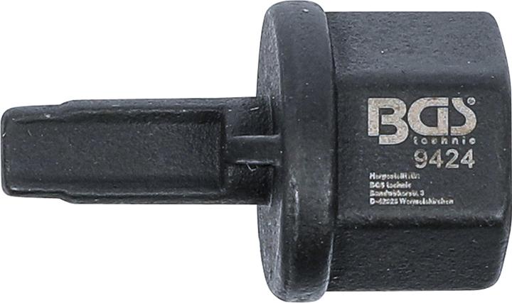 Actual product image BGS Oil Drain Plug Special Profile Bit Socket 10 mm (3/8") Drive for VAG