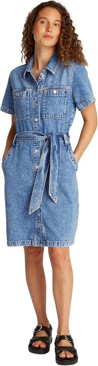 Actual product image Tommy Hilfiger Authentic Original Durable Denim Knee Strap Dress (42)