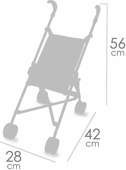 Productafbeelding DeCuevas Poppenwieg Coco 48 cm 28 x 42 x 56 cm