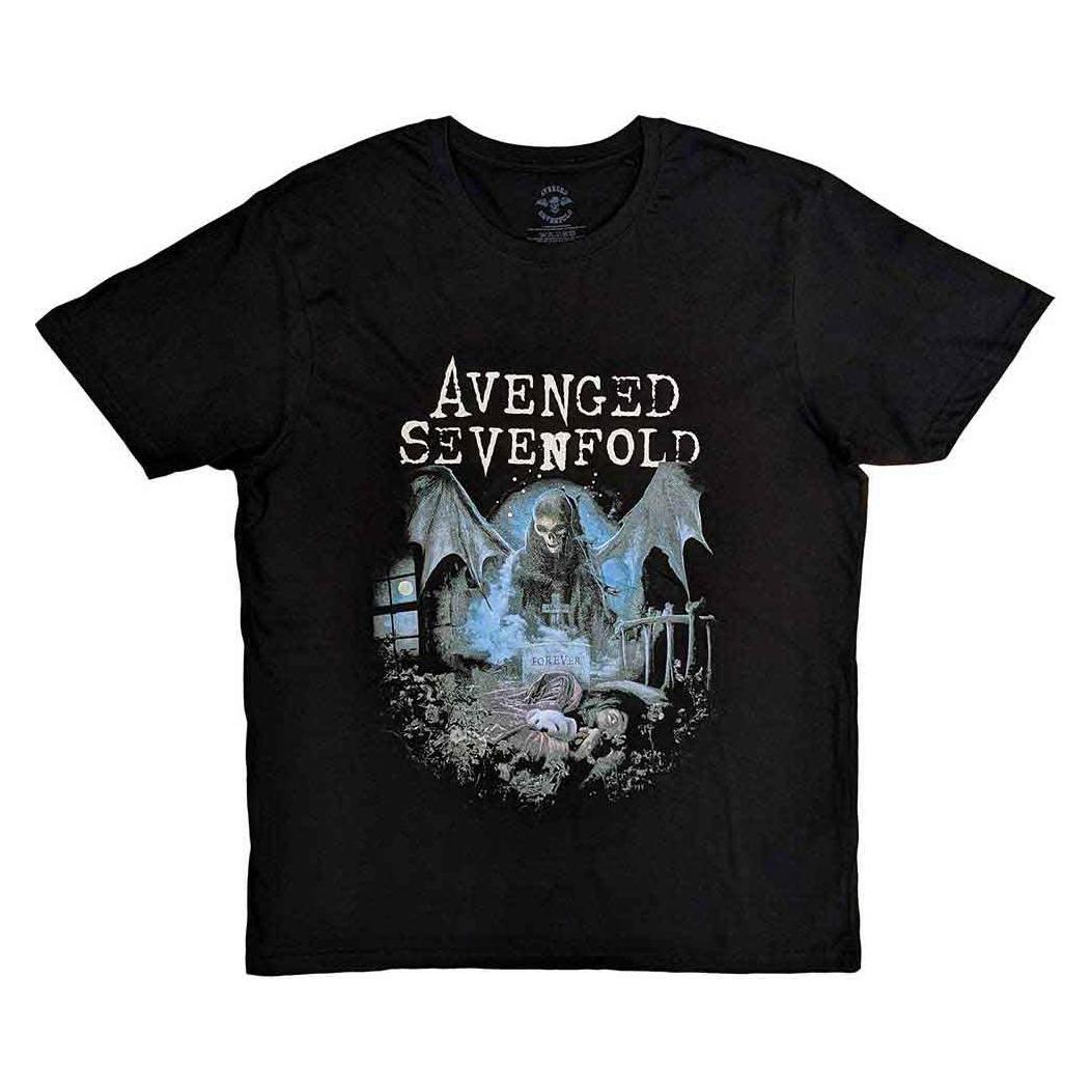 Avenged Sevenfold, Herren, Shirts, Recurring Nightmare, Schwarz, (L)