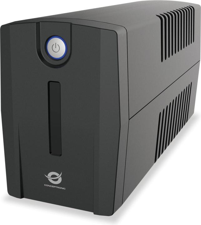 Image du produit Conceptronic Onduleur ZEUS 650VA 2xSchuko Socket (650 VA, 360 W, Line-interactive Onduleur)