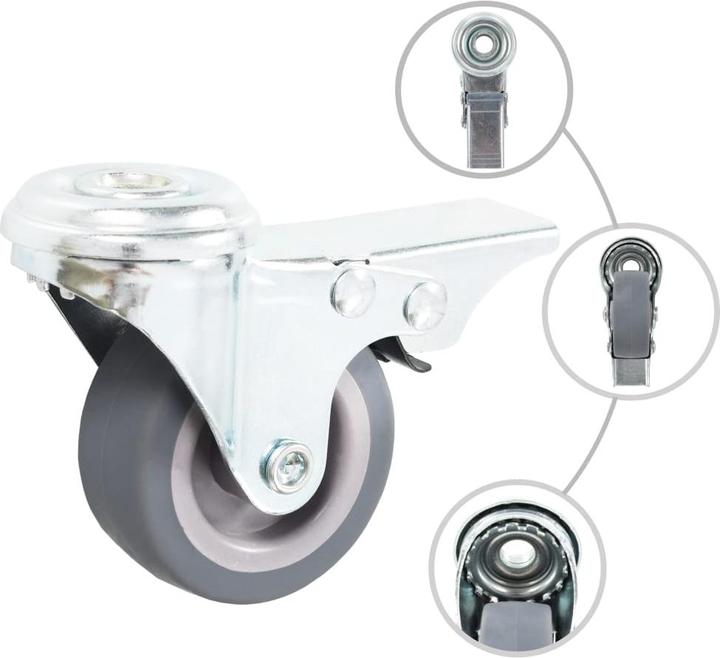 Produktbild vidaXL Lenkrolle