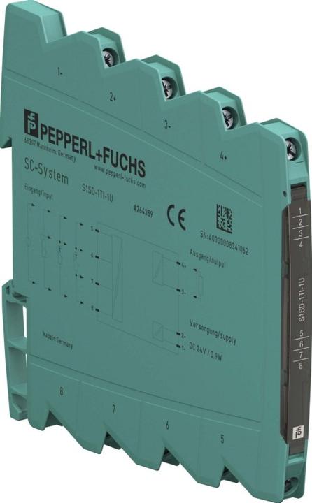 Actual product image Pepperl & Fuchs Isolating amplifier S1SD-1AI-1U.1