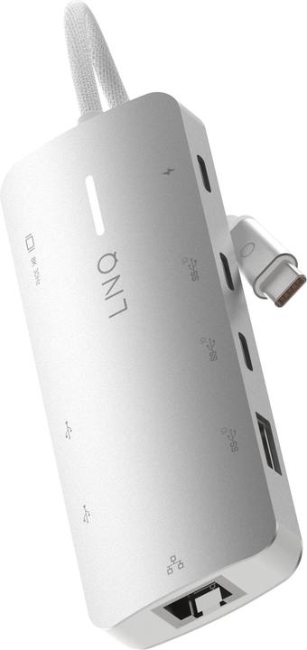 Produktbild LINQ Connects 8in1 PRO USB-C Multiport Hub 140W (USB-C, 8 Ports)