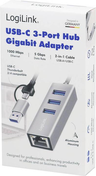 Produktbild LogiLink UA0440 (USB-C, 4 Ports)
