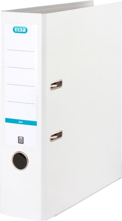 Elba Folder smart PP paper, spine width: 80 mm, white DIN A4, cover outside PP (A4, 80 mm, 1 Piece)