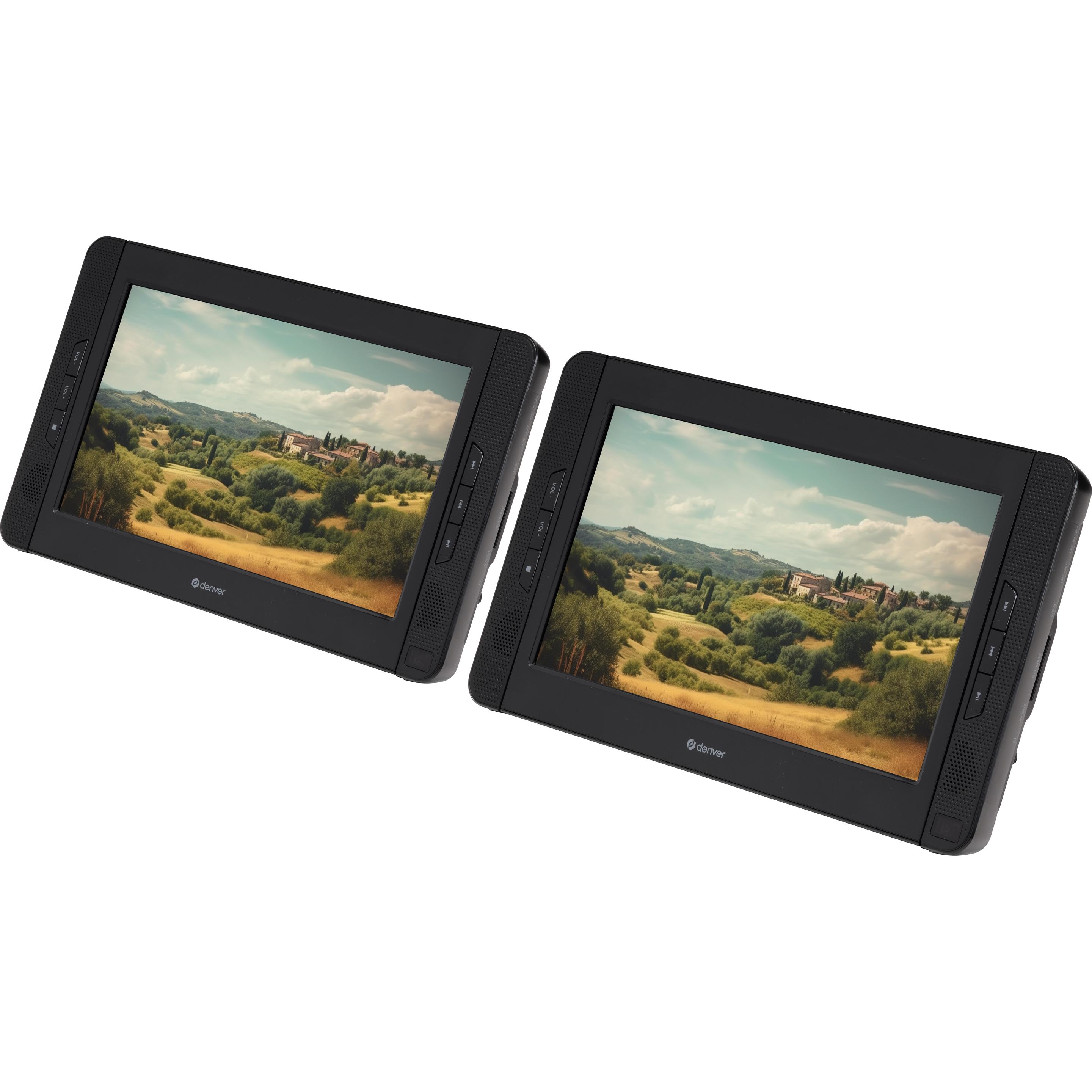 Denver MTW-1098 (Lettore DVD portatile), Lettore Blu-ray + Lettore DVD, Nero