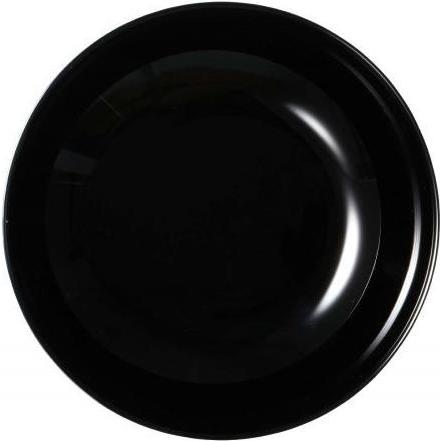 Ritzenhoff & Breker Salatschale tief "4EVERY DAY", schwarz aus Opal-Glas, spülmaschinenfest, Durchmesser: 170 mm, Teller...