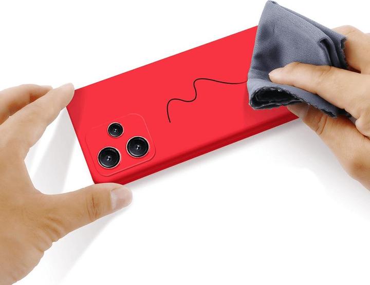 Image du produit Cover-Discount Xiaomi Redmi 12 - Housse en caoutchouc silicone rouge (Xiaomi Redmi 12)