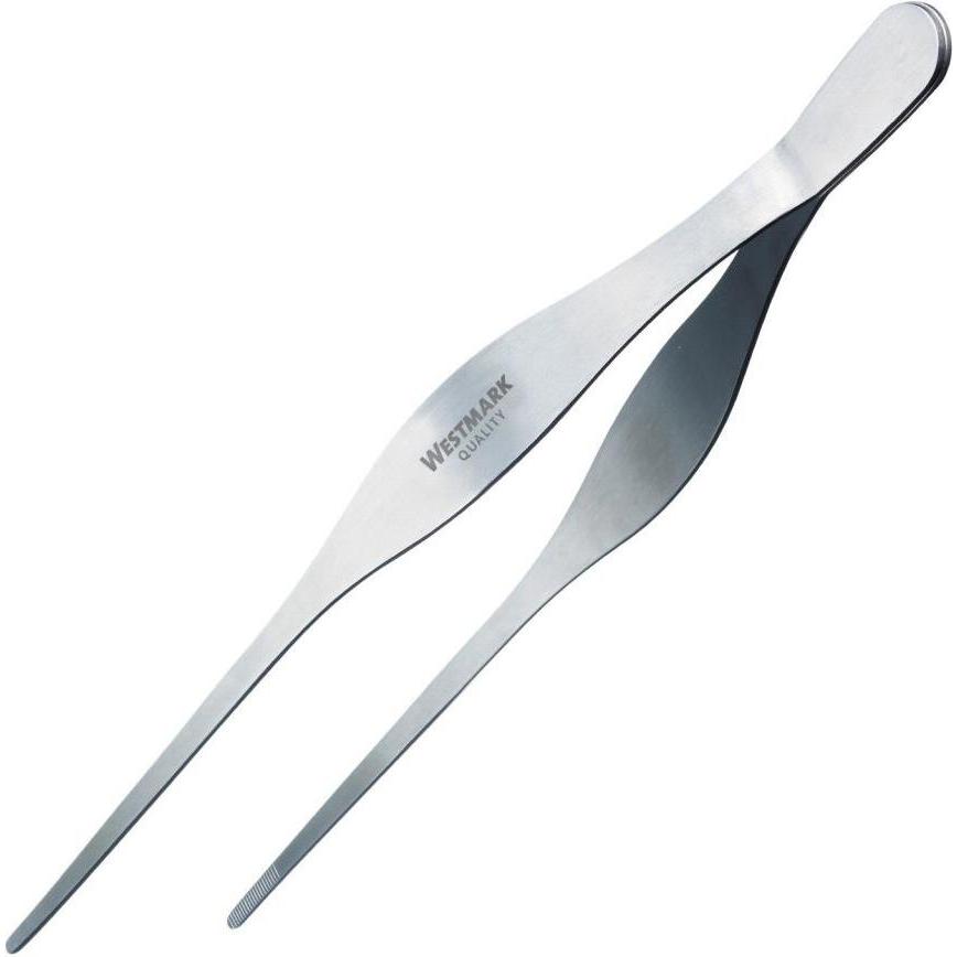 Westmark Brat- und Servierpinzette, Kochbesteck, Silber