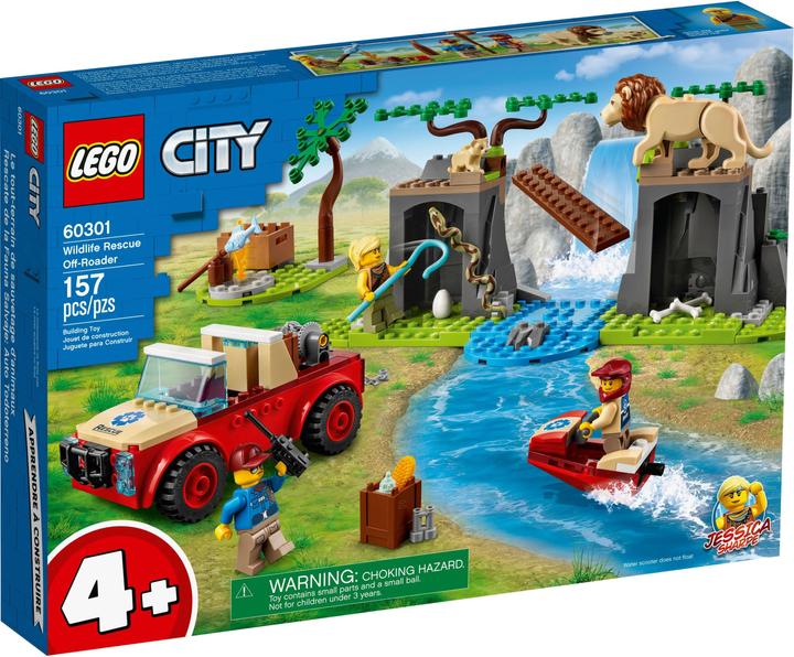 Actual product image LEGO City End-Of-Live Set Tierrettungs-Gelaendewagen - 60301 NEU! Teile 157x (60301, LEGO City)