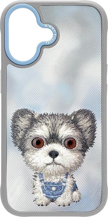 Produktbild Nimmy Etui Big Eyed Pet 2.0 Dog do iPhone 17 szary (Apple iPhone 17)