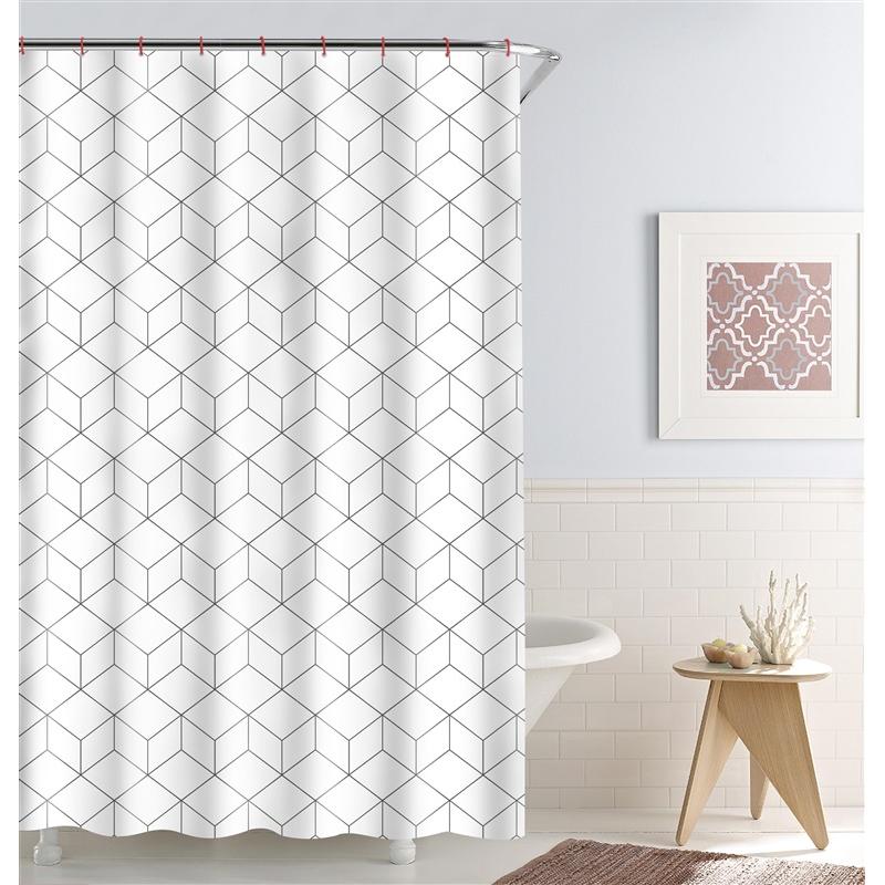 Domoletti, Vorhang, SHOWER CURTAIN 182545H 180X180CM (180 x 180 cm)