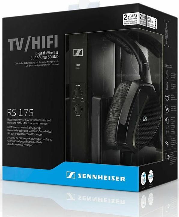 Actual product image Sennheiser Rs 175 (18 h, Wireless)