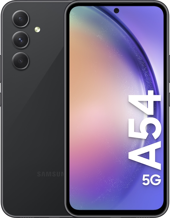 Samsung Galaxy A54 Enterprise Edition (128 GB, Awesome Graphite, 6.40", Hybrid Dual SIM, 50 Mpx, 5G)