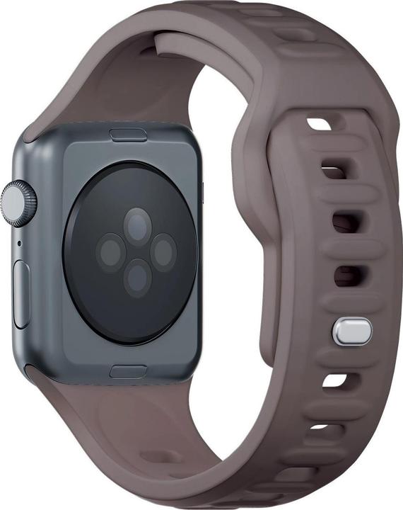 Produktbild 3MK Silicone Watch Strap brązowy/taupe dla Apple Watch 42/44/45/49mm (Silikon, Edelstahl)