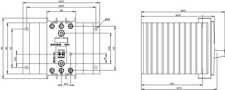 Produktbild Siemens Halbleiterschütz 40A 3-phasig