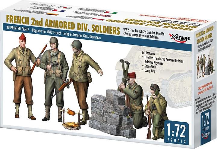 Produktbild Mirage Hobby French 2nd Armored Div. Soldiers