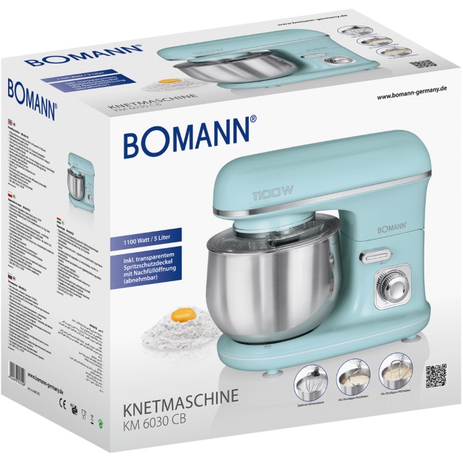 Actual product image Bomann KM 6030 CB Food processor mint color (1100 W)