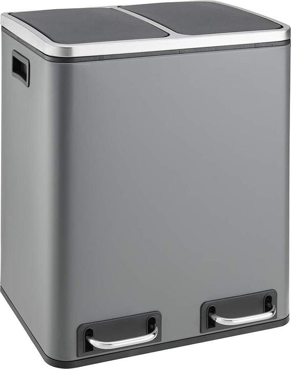 Svita TM2X15 Pedal bin, Grey (30 l)