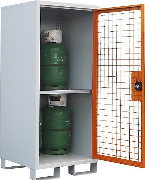 Image du produit eurokraft basic Armoire pour bouteilles de gaz, 1 porte, h x l x p 1550 x 680 x 680 mm.