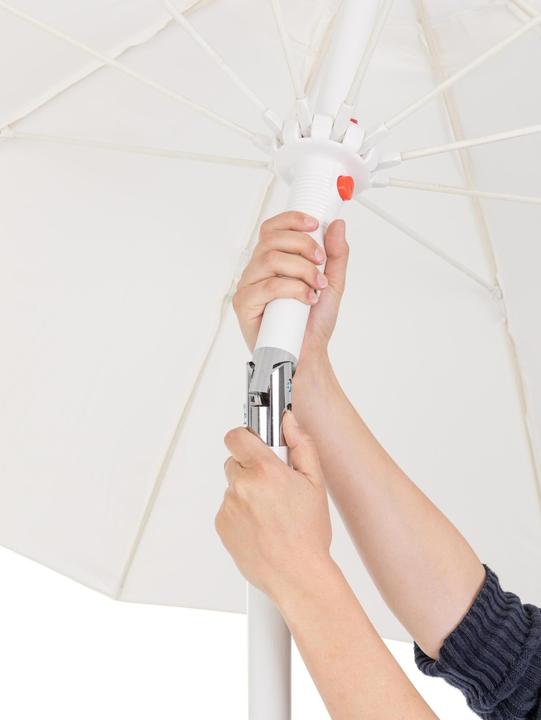Image du produit Cocon Sonnenschirm TR-004, Ø 270 cm, Push-up, Nature (2.70 m)
